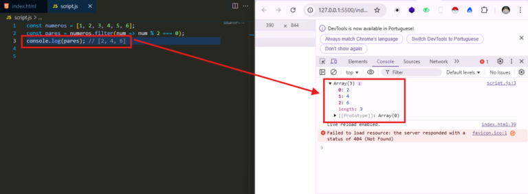 Metodos de arrays em JavaScript: aula bonus com exercicios praticos