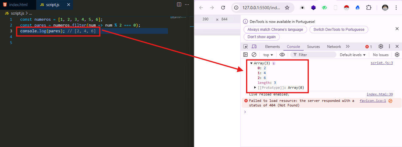 Metodos de arrays em JavaScript: aula bonus com exercicios praticos